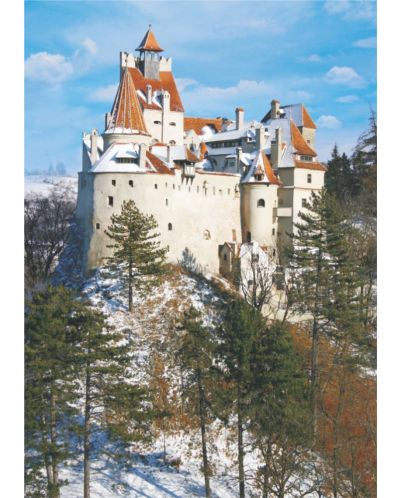 Puzzle Deico Games de 1000 piese - Romania, Bran Castle - 2