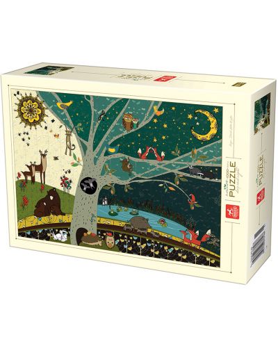 Puzzle Deico Games de 1000 piese - Nature, Day And Night - 1
