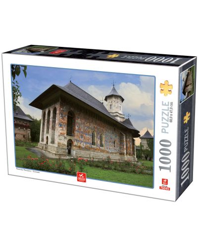 Puzzle Deico Games de 1000 piese - Romania, Moldovita Monastery - 1