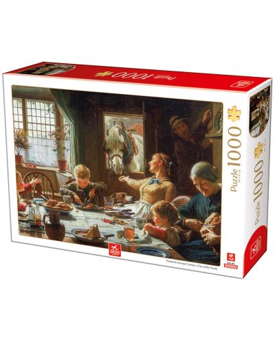 Puzzle Deico Games de 1000 piese - Frederick George Cotman, One of the Family - 1