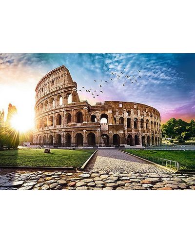 Puzzle Trefl de 1000 piese - Colosseum luminat de soare - 2