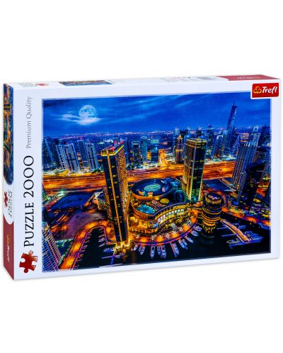 Puzzle Trefl de 2000 piese - Luminile Dubaiului - 1