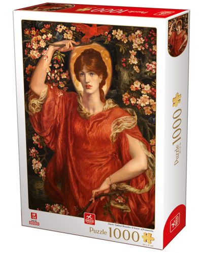Puzzle Deico Games de 1000 piese - Dante Gabriel Rossetti, A Vision of Fiammetta - 1