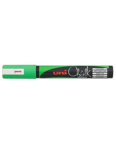 Marker cu creta Uniball – Verde - 1