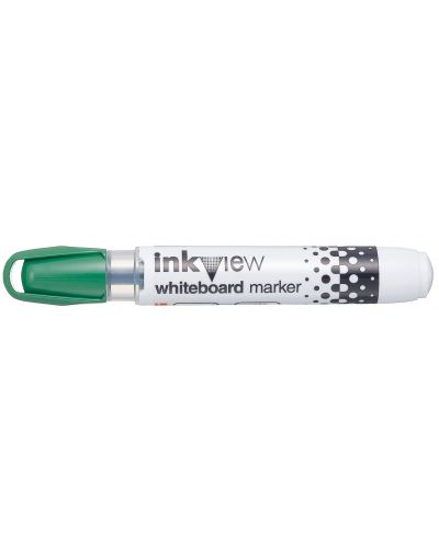 Marker pentru tabla alba pe baza de apa Uniball Inkview - Verde - 1
