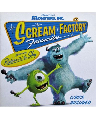 Monsters Inc - Scream Factory (CD)	 - 1