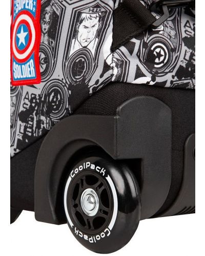 Ghiozdan școlar cu roți Cool Pack Jack - The Avengers, 24 l - 4