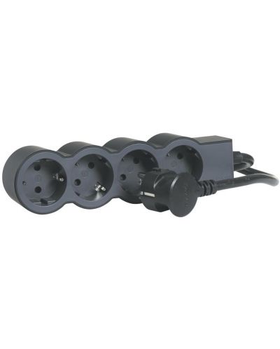 Splitter Legrand - 694553, 4x shuko, cablu de 1,5 m, negru-gri - 2