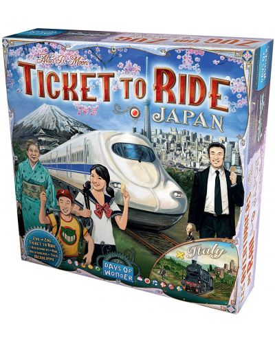 Extensie pentru jocul de societate Ticket to Ride - Japan & Italy - 1