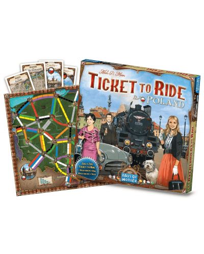 Extensie pentru jocul de societate Ticket to Ride - Poland - 2