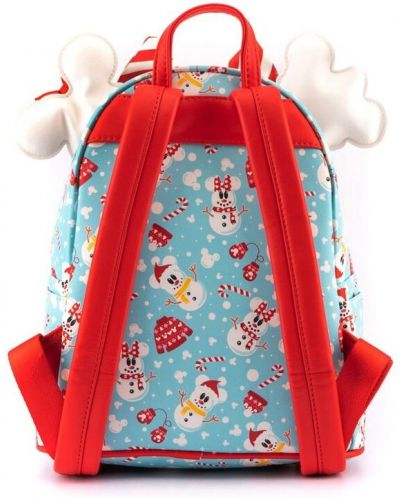 Rucsac Loungefly Disney: Mickey Mouse - Snowman Mickey & Minnie - 3
