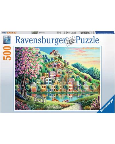 Puzzle Ravensburger de 500 piese - Parc inflorit - 1