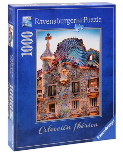 Puzzle Ravensburger de 1000 piese - Casa Batllo, Barcelona - 1