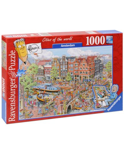 Puzzle Ravensburger de 1000 piese - Amsterdam - 1