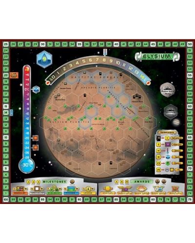 Expansiune pentru jocuri de societate Terraforming Mars: Hellas & Elysium - 2