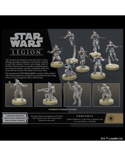 Extensie pentru joc de societate Star Wars: Legion - ARC Troopers Unit Expansion - 2