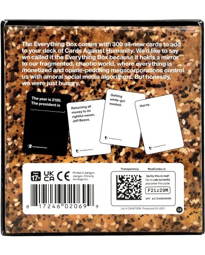 Extensie pentru jocul de baza Cards Against Humanity - Everything Box - 2
