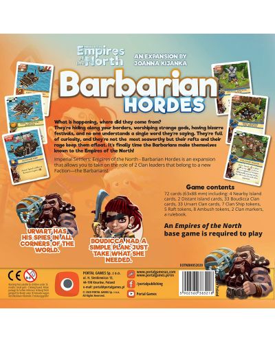 Exstensie pentru joc de societate Imperial Settlers: Empires of the North - Barbarian Hordes - 2