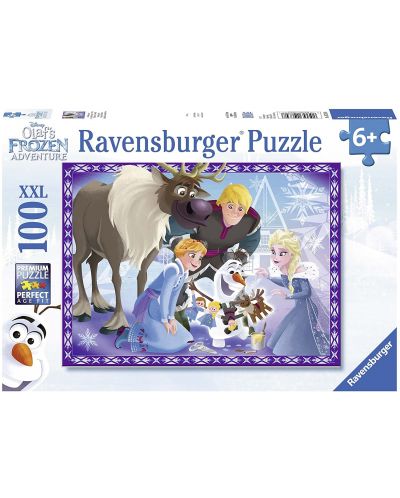 Puzzle Ravensburger de 100 XXL piese - Aventurile lui Olaf - 1