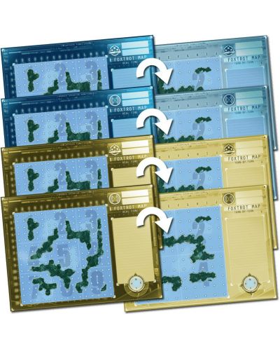 Extensie pentru jocul de societate Captain Sonar: Foxtrot Map - 1