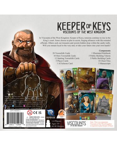 Extensie pentru joc de societate Viscounts of the West Kingdom: Keeper of Keys - 2