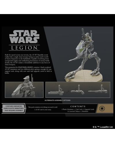 Extensie pentru joc de societate Star Wars: Legion - Republic AT-RT - 2