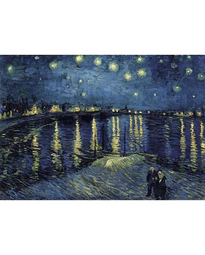 Puzzle Ravensburger de 1000 piese - Vincent Van Gogh: Noapte instelata - 2