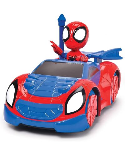 Mașină radiocomandată Jada toys Disney - Roadster decapotabil cu figura Spidey, 1:24 - 3