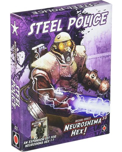 Neuroshima Hex 3.0 Board Game: Steel Police Expansion - 1