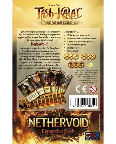 Extensie pentru jocul de societate Tash-Kalar: Arena of Legends - Nethervoid - 2