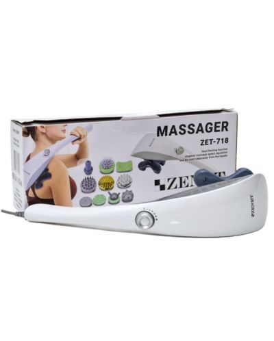 Aparat de masaj de mână Zenet - Zet-718, gri - 4