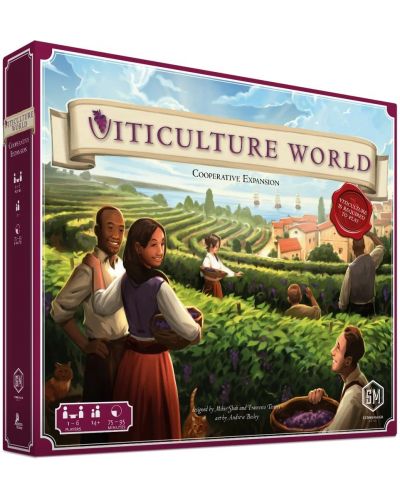 Exstensie pentru joc de societate Viticulture - Viticulture World: Cooperative Expansion - 1