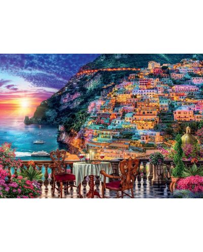 Puzzle Ravensburger de 1000 piese - Cina in Positano, Italia - 2