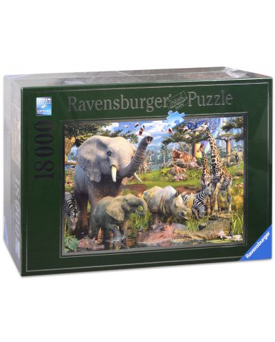 Puzzle Ravensburger de 18 000  piese - Africa salbatica  - 1