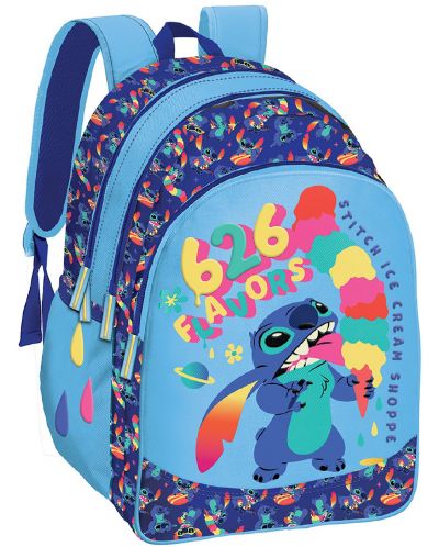 Ghiozdan pentru grădiniță Kstationery Lilo & Stitch -  Cu 2 compartimente - 1