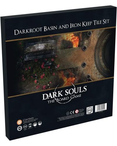 Expansiunea jocurilor de societate Dark Souls: The Board Game - Darkroot Basin and Iron Keep Tile Set - 1