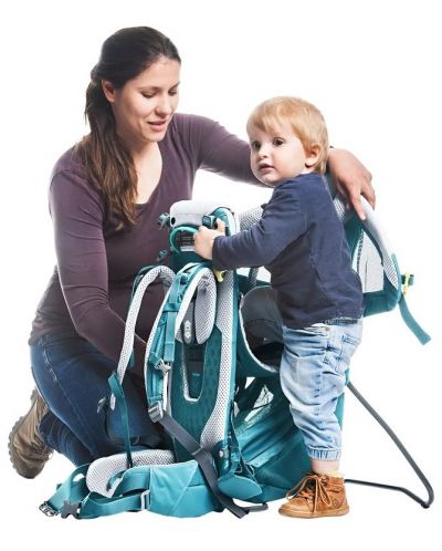 Rucsac pentru a transporta un copil Deuter - Kid Comfort Active SL, albastru, 12 l, 2.65 kg - 4