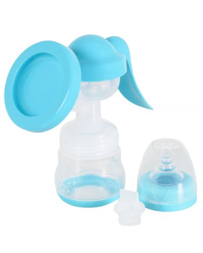Pompa manuala pentru lapte matern Cangaroo - Cara, albastru - 1
