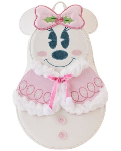 Rucsac Loungefly Disney: Minnie Mouse - Pastel Figural Snowman - 1