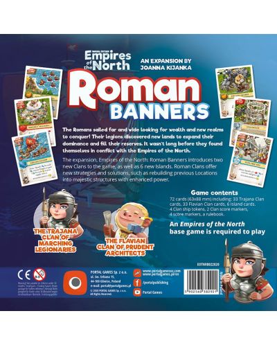 Extensie pentru jocul de societate Imperial Settlers: Empires of the North - Roman Banners - 2