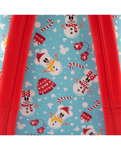 Rucsac Loungefly Disney: Mickey Mouse - Snowman Mickey & Minnie - 7
