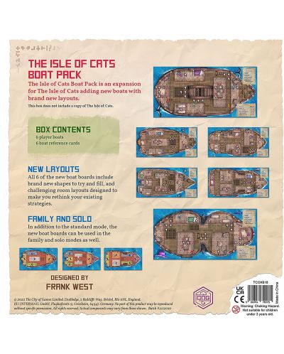 Expansiune pentru jocul de societate The Isle of Cats: Boat Pack - 2