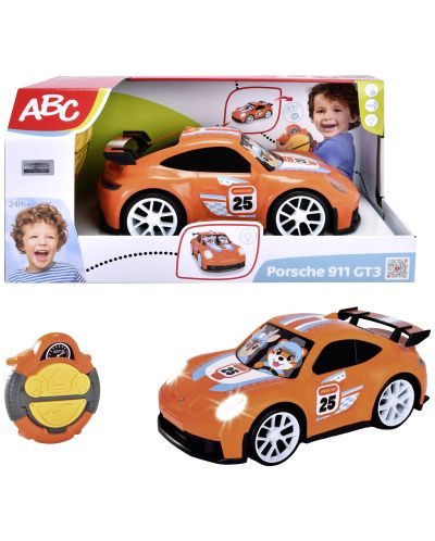 Mașinuțăa controlata radio pentru începători Dickie Toys ABC -  Porsche 911 GT3 - 2