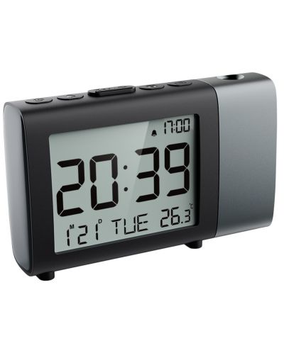 Boxa radio cu ceas Xmart - AC-50P, negru/argintiu - 2