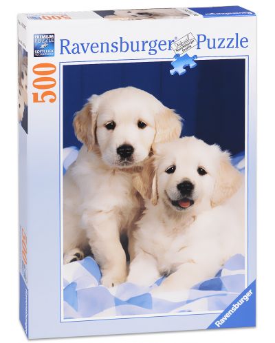 Puzzle Ravensburger din 500 de piese - Catelusi draguti | Ozone.ro