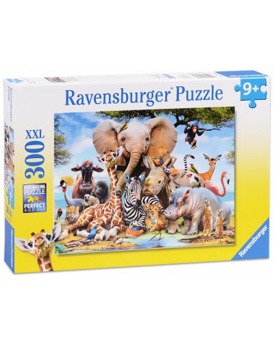 Puzzle Ravensburger 300 XXL piese - Animalele din Africa - 1