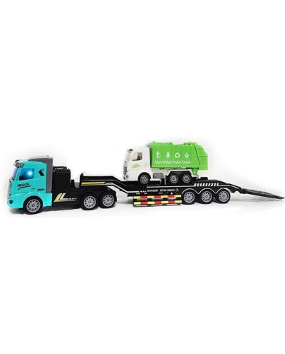 Camion radio-telecomandat Ocie - Transportor cu camion miniatural, 1:48 - 2