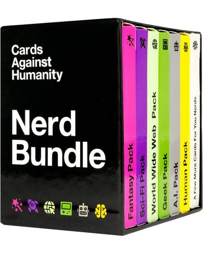 Extensie pentru jocul de societate Cards Against Humanity - Nerd Bundle - 1