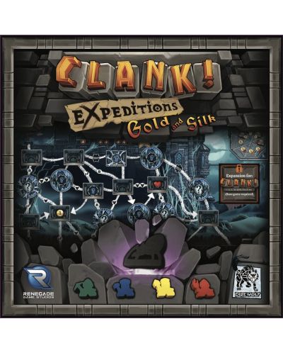 Extensie pentru jocul de societate Clank! Expeditions: Gold and Silk - 1