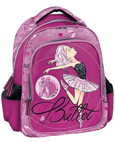 Ghiozdan pentru gradiniță Graffiti Ballerina - cu 1 compartiment - 1